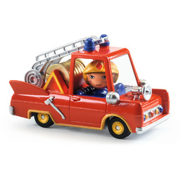 Autko mały wóz strażacki Crazy Motors LITTLE FIRE