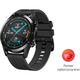 Huawei, Smartwatch, WATCH GT 2 46 mm, czarny