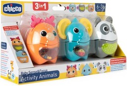 CHICCO Zabawka edukacyjna Baby Sense & Focus Zwierzaki