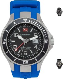 Cressi Unisex-Adult Traveller Dual Time Watch Profesjonalny zegarek