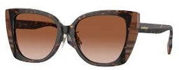Okulary BURBERRY BE4393F405313. Okulary przeciwsłoneczne, Kolor brązowy. Kobieta.
