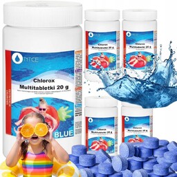 5kg Tabletki Multifunkcyjne Chlor Do Basenu Jacuzzi Chemia
