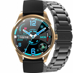 SMARTWATCH MĘSKI G. Rossi SW012-4 gold/black + dodatkowa