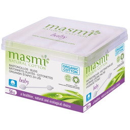 MASMI_Natural Cotton patyczki do uszu z organicznej bawełny