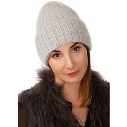 Czapka zimowa damska szara