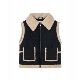 Kamizelka Mayoral 4313.17 kożuszek ciepła ortalionowa czarna r.104