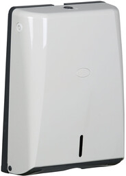 Podajnik ręczników papierowych, biały, 275 x 370 x