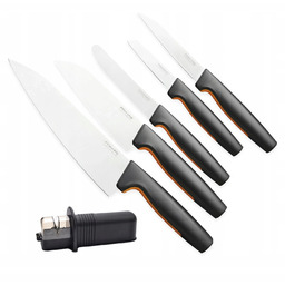 Fiskars Zestaw 6 Noży Kuchennych Szefa Ostrzałka
