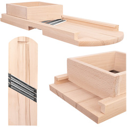 Szatkownica drewniana do warzyw Tricase z trzema ostrzami