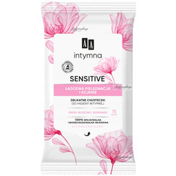 AA - Intymna Sensitive - Delikatne chusteczki