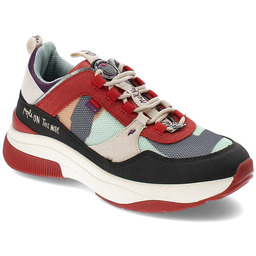 Anekke Czerwone Sneakersy Sportowe Obuwie Damskie