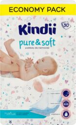Kindii Pure & Soft, podkłady dla niemowląt, jednorazowe,
