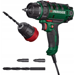 Wiertarko-wkrętarka 2 biegi zdejm uchwyt płynna reg obr