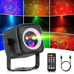 Kolorofon Projektor Kula Disco Rgb Led Reflektor Dyskotekowy