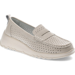 S.Barski Beżowe Półbuty Wygodne Obuwie Damskie