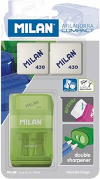 Milan gumka do wycierania, biała, mała