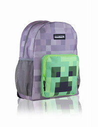 Plecak szkolny dla chłopca, Minecraft, szary, Astra