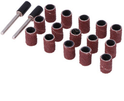 Taśma szlifierska 13mm gr80 100szt + 2x trzpień