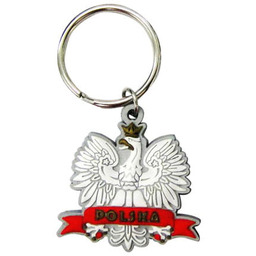 Brelok gumowy dwustronny - Orzeł