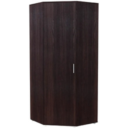 Elior Minimalistyczna szafa narożna wenge - Xato 3X