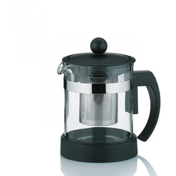 KELA-Dzbanek zaparzacz do herbaty0,7l.czarny Auron