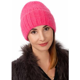 Czapka zimowa damska amarant