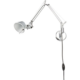 Artemide Tolomeo Micro Parete, kinkiet aluminiowy
