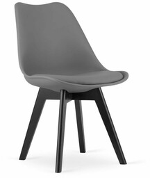 Krzesła MARK 3753 grafitowe, nogi czarne / 4