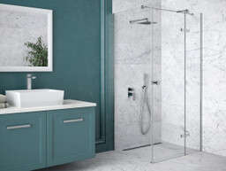 BESCO PKL-90-195-C PIXA kabina kwadratowa przejrzyste szkło lewa