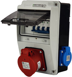 Rozdzielnica budowlana XS-S 16A 2x230V erbetka IP44 gniazda