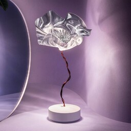 Slamp Lampa stołowa design Lafleur, możliwość ściemniania, przezroczysty