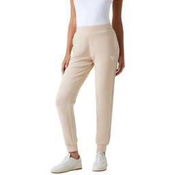 GUESS Spodnie damskie dresowe w kolorze taupe Olympe