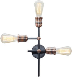 Candellux KIRIMU 33-66893 kinkiet lampa ścienna czarny patyna