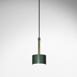 Milagro Kuchenny zwis ARENA minimalistyczna lampa okrągła zielona