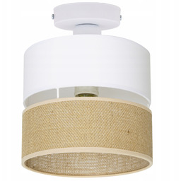 Lampa Plafon Sufitowa Abażur Boho Juta Jutowa E27