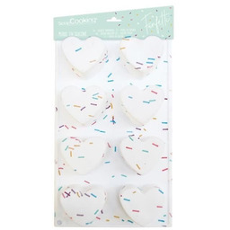 Forma silikonowa 8 serc - Funfetti