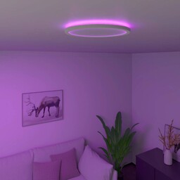 Calex Inteligentna lampa sufitowa biała 29,5 cm