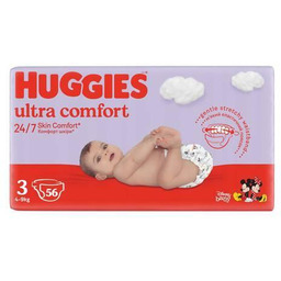 HUGGIES Ultra Comfort Jumbo Pack (3) Pieluchy 4-9kg,