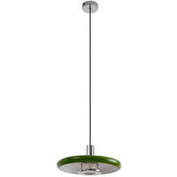 Lampa Wiszące Lindby, Branford, ściemnialny, zielony, salon, metal,