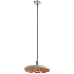 Lampa Wiszące Lindby, Branford, ściemnialny, beżowy, salon, metal,