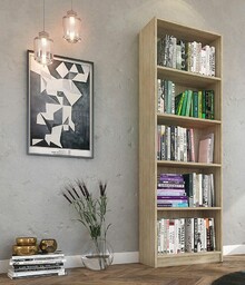 Elior Regał na książki dąb sonoma - Nidan