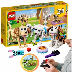 LEGO CREATOR TRZY PSY UROCZE PSIAKI ZESTAW KLOCKÓW