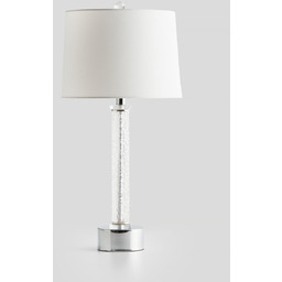 Lampa Stołowa Ze Szklaną Podstawą Flow