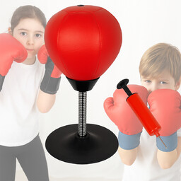 GRUSZKA TRENINGOWA BOKSERSKA NA BIURKO WOREK ANTYSTRESOWY PUNCHINGBALL