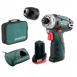 Metabo 600079500 Powermaxx Bs Basic Wiertarko-wkrętarka 1x2,0Ah 12V