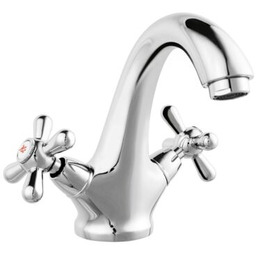 Bateria umywalkowa stojąca RETRO NEW chrom