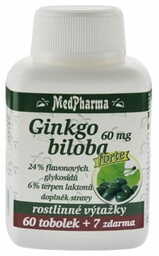 Ginkgo biloba FORTE - 60 mg, 67kaps