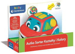 Clementoni Baby. Autko sorter kształty i kolory