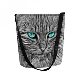 Sunlovers, Torba/listonoszka filcowa Funky, Kot Balazar, 32x25x10 cm