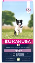 Eukanuba PuppyJunior Small/Medium LambRice 12kg